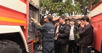 В Очамчырской ПСЧ при поддержке МЧС Абхазии, Россотрудничества и отдела образования Очамчырского района прошёл открытый урок по профориентации.