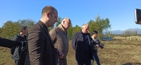 Аслан Бжания осмотрел водозаборное сооружение в селе Мыку